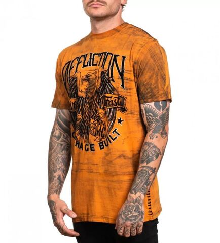 Affliction | Футболка мужская AC WIND RIDER Orange A25583 слева