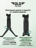 Тактическая рукоятка-сошки на цевье