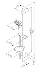 Душевой комплект AM.PM SPIRIT 2.0 - F0170A000