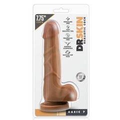 Фаллоимитатор-мулат Realistic Cock Basic 7 - 19,7 см. - 