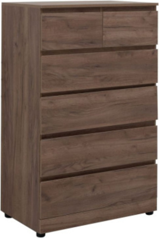 Aquanet Комод Сканди 800х480х1230 6ящ. цв. дуб крафт (302546)