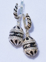 Карла (серьги  из серебра)
