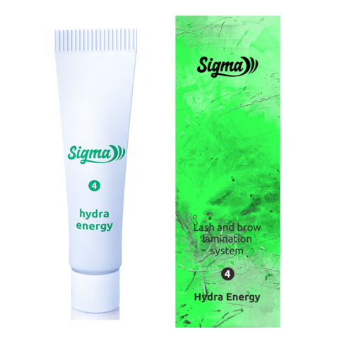 Состав 4 Sigma Hydra Energy для ламинирования ресниц Novel