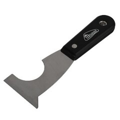 Шпатель многофункциональный сталь 60мм прямой 5в1 рукоятка пластик РемоКолор 12-0-500