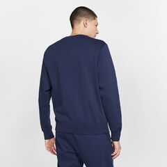 Толстовка теннисная Nike Swoosh Club Crew M - midnight navy/white