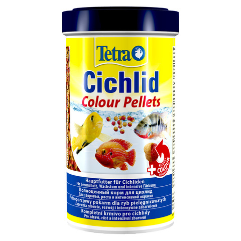 Tetra Cichlid Colour корм для всех видов цихлид для улучшения окраса (500 мл)