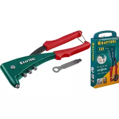 KRAFTOOL X-5F, 2.4 - 4.8 мм, удержание заклепки, литой заклепочник в кейсе (31173-H6)