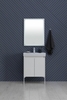 Aquanet 302523 Тумба с раковиной Nova Lite 60 2 дв. цв. бел. глянец (302523)