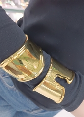 Браслет манжета средний из серебра 925 пробы неродированный, коллекция Elsa Peretti Bone cuff