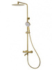 WONZON & WOGHAND STICK WW-88739903-BG Душевая система с термостатом, Брашированное золото