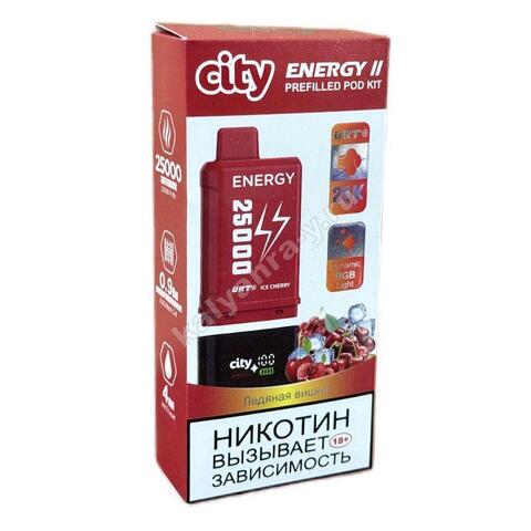 City Energy II POD Kit - Ледяная Вишня 25000 затяжек