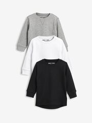 Толстовка для мальчика Next 574-501, 3 шт., Серый, Белый, Черный