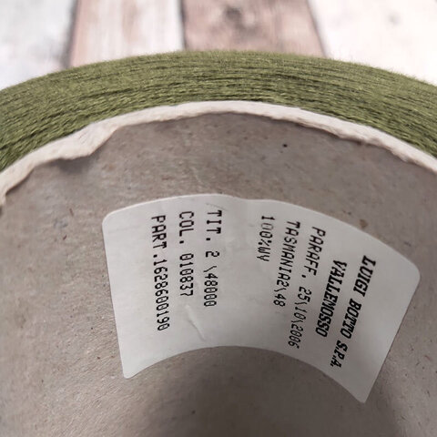 Меринос экстрафайн LUIGI BOTTO TASMANIA 2/48 зеленый