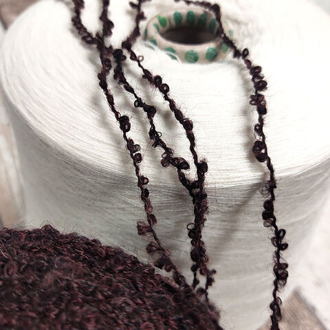 Бэби альпака букле POLOPELI BABY B2 коричневый меланж