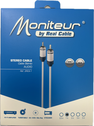 Real Cable 2RCA-1, 3m, кабель межблочный