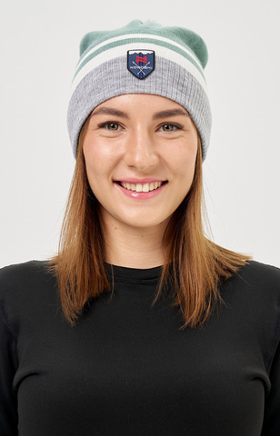 Шапка Nordski Move Ice Mint/Grey