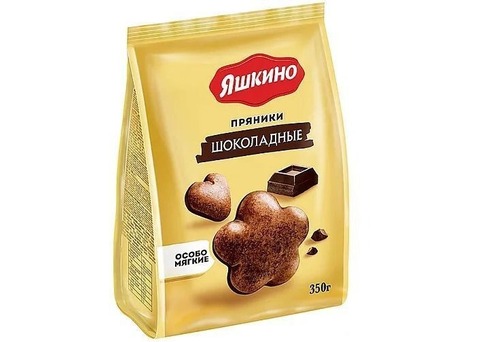 Пряники Яшкино шоколадные 350г, шт