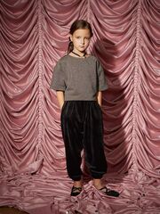 Футболка с люрексом укороченная Mjölk Gold