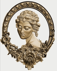 Силиконовый молд Портрет-М № 580