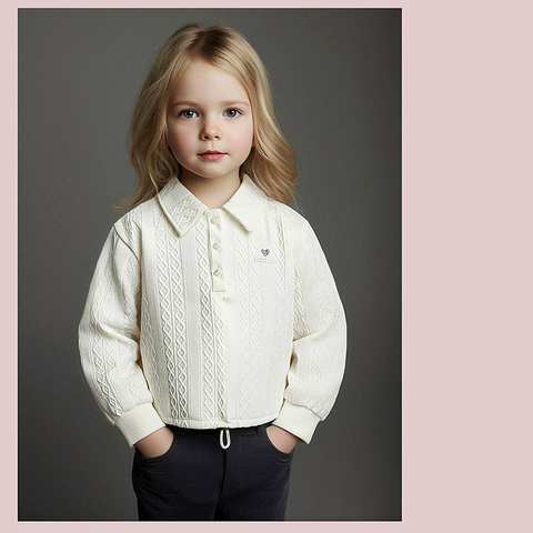 Джемпер девочке (6-10) 260216-FW682