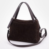 Сумка Саломея 364 эко-замша кофе