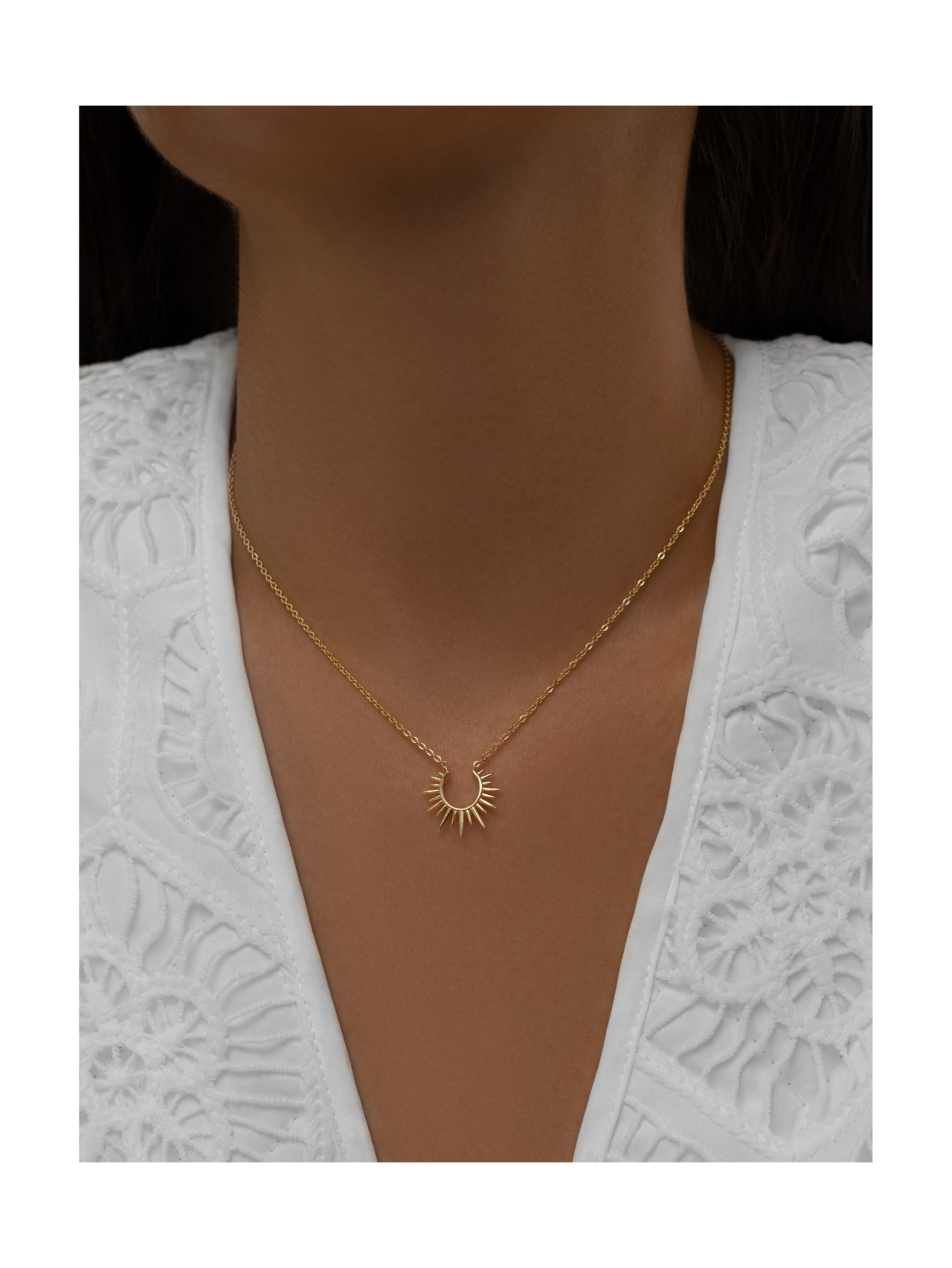 Колье Закат (Золочение)