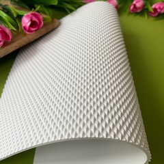 Подошва микропора для кукольной обуви, цвет Белый ромб, 3 мм, 21*28 см, 1 лист.