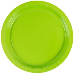 Тарелка светло-зеленая 17см 6шт
