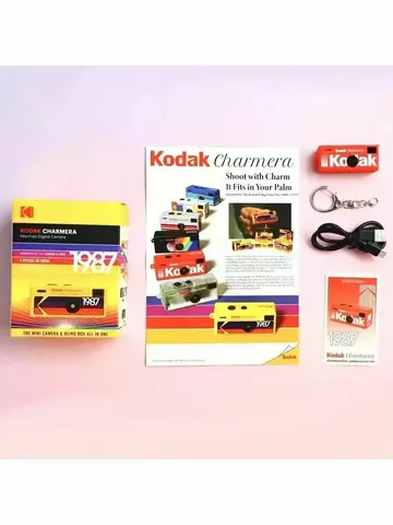 Фотоаппарат цифровой Kodak Мини камера - брелок Kodak Charmera 1987