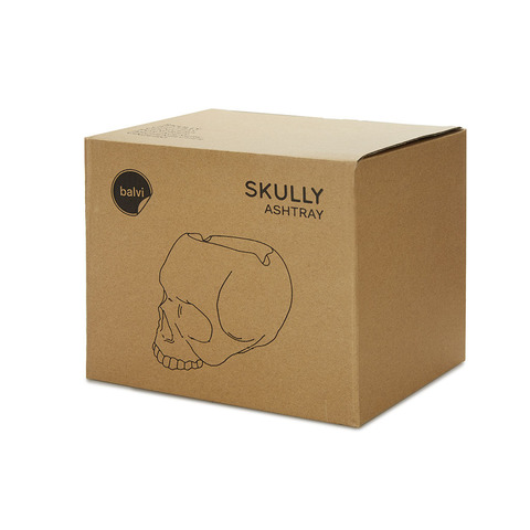 Пепельница Skully серая