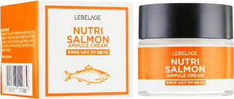 Lebelage Ampule Cream Nutri Salmon Крем для лица ампульный с лососевым маслом