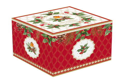 Набор чашек с блюдцами 2шт 80мл Easy Life Рождественские ягоды