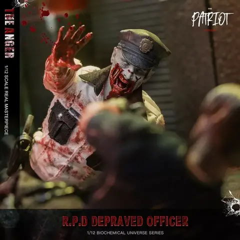 Фигурка Офицер полиции Anger масштаб 1/12 Resident Evil