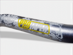 Алюминиевый руль PROTAPER Metal Mulisha сечение 28/22, серебристый