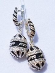 Карла (серьги  из серебра)