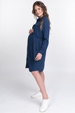 Платье для беременных 11559 синий