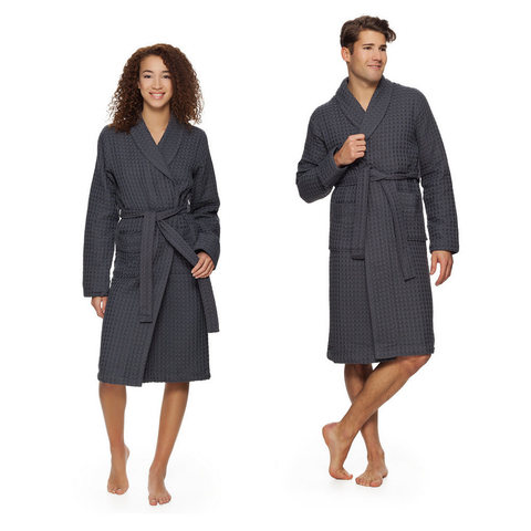 Халат вафельный Aquanova Viggo Denim синий