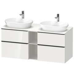 Duravit D-Neo Тумбочка подвесная , 644x1400x550 мм, 2 ящика, цвет: белый высокоглянцевый DE4970B2222 фото