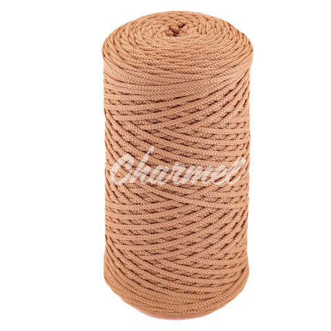 Peach polyester cord 2 mm