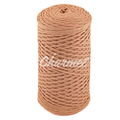 Peach polyester cord 2 mm