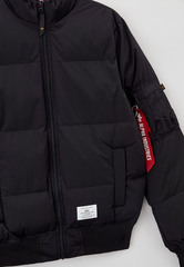 Куртка Alpha Industries MA-1 Quilted Black (Черная)