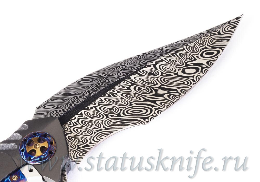 Нож Ron Best knives Damascus Zirconium Full Custom