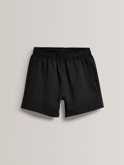 Шорты хлопковые школьные для девочки Next 864-193, Черный