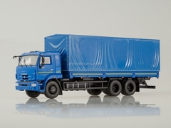 KAMAZ-65117 flatbed truck restyling blue 1:43 Start Scale Models (SSM)