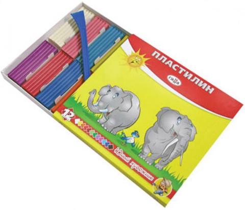 Plastilin Qamma Юный художник 12 rəng 168q