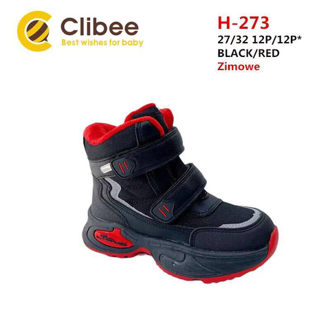 Clibee (зима) H273 Black/Red 27-32