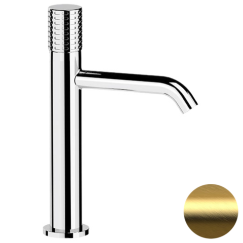 Remer CEC12ABG Смеситель для раковины Remer Celebrity CEC12ABG, золото брашированное
