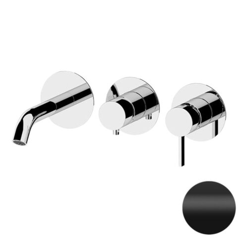 Remer Metrica MC54D2PNO Смеситель для ванны, черный матовый