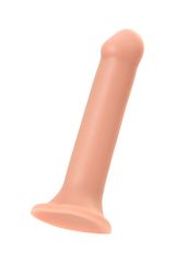 Телесный фаллос на присоске Silicone Bendable Dildo XL - 20 см. - 