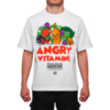 Футболка Hardcore Training Angry Vitamins White Oversized Fit